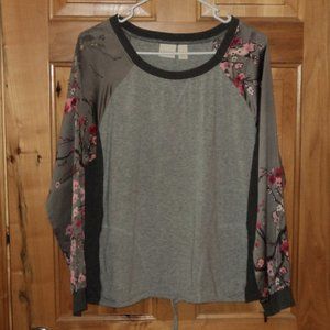 chicos jersey silk top